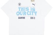 Puma Mens 2020-21 Manchester City Puma Winners Tee / White / mens 3XL - FREE DELIVERY / COLLECT