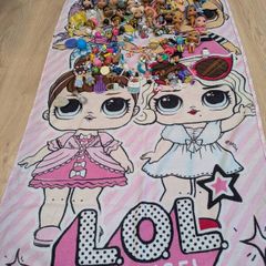 huge collection of LOL Surprise dolls and accessories