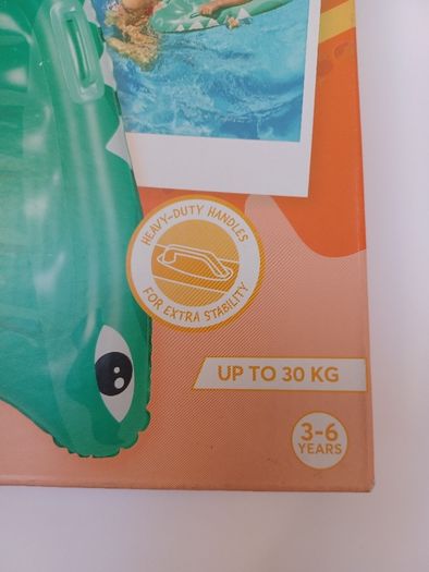 New Inflatable Bodyboard and Armbands Age 3-6