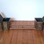 Antique Arts & Crafts Club Fender (c. 1900) adjustable fireplace seats Image 7