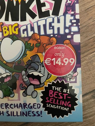 Bunny vs Monkey the Great Big Glitch hardback kids book brand new