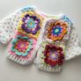 Handmade granny square baby cardigan Image 5