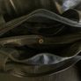 Black leather shoulder bag Image 4