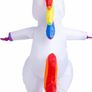 Inflatable Costume Unicorn Full Body Unicorn Air Blow-up Deluxe Halloween Costume - Adult Size (MULTIPLE COLOURS) Image 4