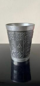 Vintage Mullingar pewter cup 10.5cm