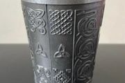 Vintage Mullingar pewter cup 10.5cm