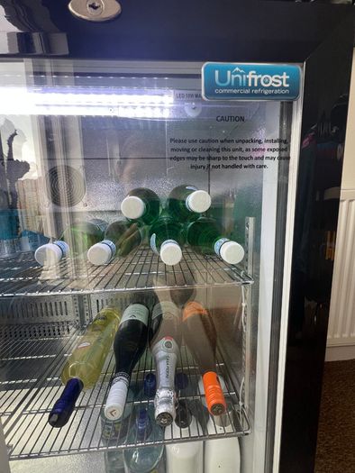 Unifrost Double Door Back Bar Cooler Drinks Fridge Pristine Condition