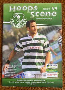 2013 Shamrock Rovers v Derry City FC - Airtricity League & v Dundalk FC - Leinster Senior Cup Programme