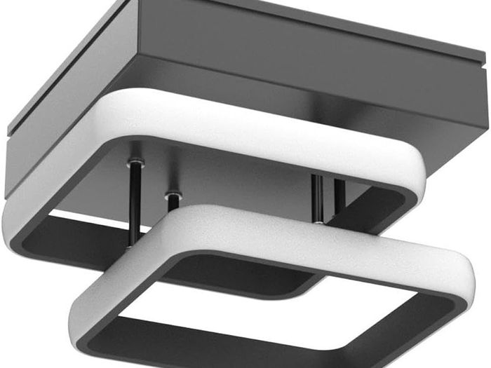 NEW SALE | Ceiling Light Modern 22W LED Cool White 6000K Acrylic Square Ceiling Lamp for Hallway Office Bedroom Kitchen Living Room Bedroom Ceiling Lights