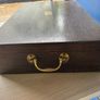 Antique Oak Maples Cutlery Canteen Image 4