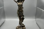 Mighty Aphrodite Grecian Goddess Resin Statue Figurine - Bronze Effect
