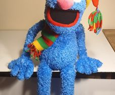 2004 Macys It's Grover Time - 2004 Macys It's Grover Time! Christmas Grover 24 inch Vintage Sesame Street Plush - Macy's
