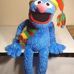 2004 Macys It's Grover Time - 2004 Macys It's Grover Time! Christmas Grover 24 inch Vintage Sesame Street Plush - Macy's
