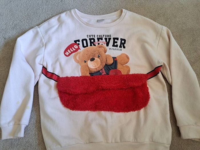 Teddy  Cute Bag Sweatshirt 9-10 Sweatshirt