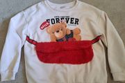Teddy  Cute Bag Sweatshirt 9-10 Sweatshirt