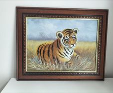 Tiger Oil Painting by REX