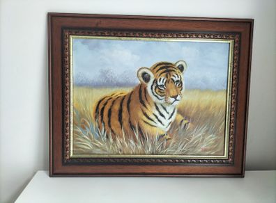 Tiger Oil Painting by REX