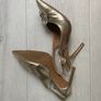 Dressy Gold Heels Size 6 Image 5