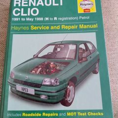 Haynes Renault Clio service and repair manual hardback FREE STANDARD POSTAGE INCLUDED