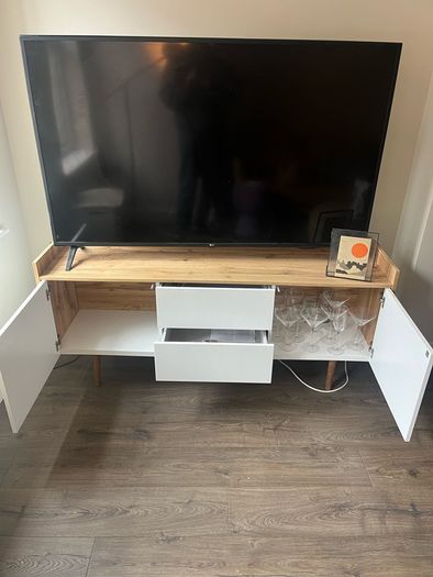 Wooden tv stand