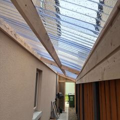 pergolas, feature walls, side entrances and wall panels