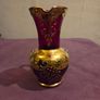 Vintage Murano Gold Flower Jug Image 2