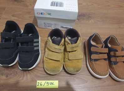 boys shoes 26/ 9uk geox adidas