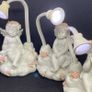 Little Angel Polyresin Lamp | White, Battery powered Image 6