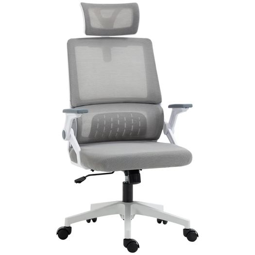 Office chair Desk chair Office-stool, height-adjustable, 1 headrest, 60 x 61 x 121.5 cm. Black