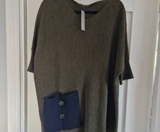 NAYA womens BNWT olive green jumper
