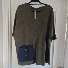 NAYA womens BNWT olive green jumper