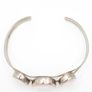 Mother Of Pearl Silver Bangle Image 3