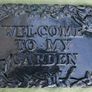 Welcome To My Garden Sign made of Cast Iron - Wall Decor - Garden Decor - Home Decor - Garden Sign - Cast Iron Sign - Housewarming Gift Idea Image 3