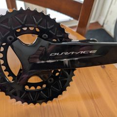 crankset r9100 absolute black chainrings