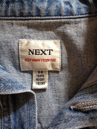 Next denim jacket age 5/6 years