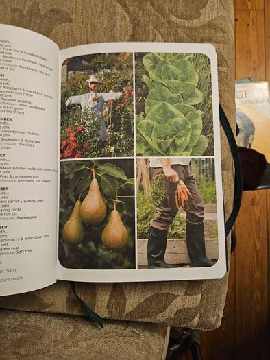 The Royal Horticultural Society Journal.  By Mitchell Beazley. Beautiful Illustrated Hardback Journal Of Month By Month Managment Of Your Allotment.  In Good Condition.  See Photos For Same.