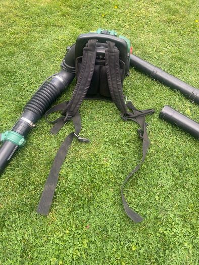 Lidl Parkside 52cc petrol backpack leaf blower model PBLG52A1