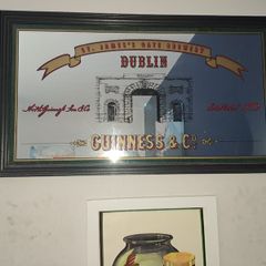 Antique Guinness Mirror