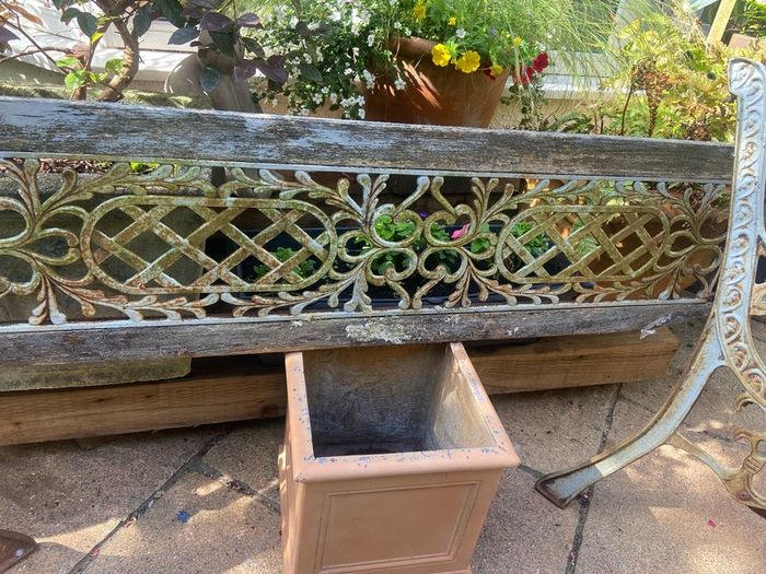 Garden bench ends
