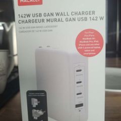 Macally 142W Fast GaN Charger (MacBook/iPhone/iPad)