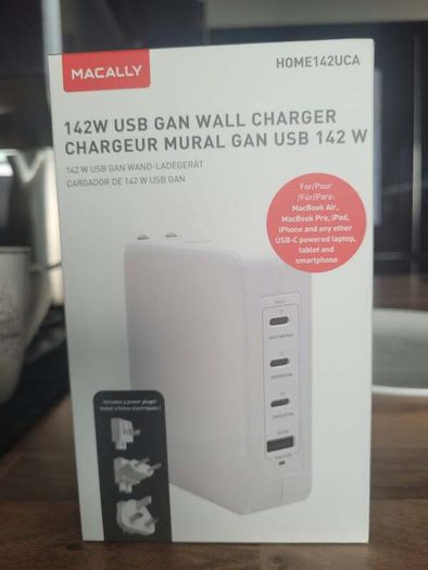 Macally 142W Fast GaN Charger (MacBook/iPhone/iPad)