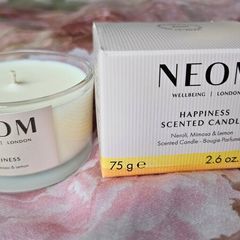 NEOM Wellbeing Happiness Travel Candle 75 g