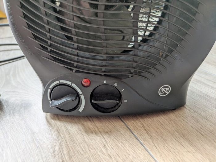 Portable fan heater