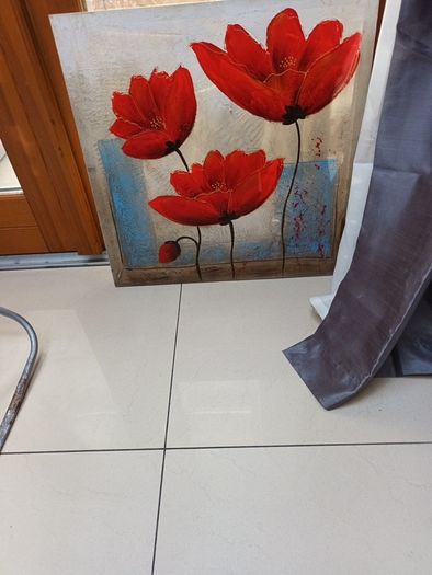 Painting - Poppy's.   S-  60cm x 60cm. .  New.