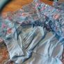 Blue Floral Occasion Dress Image 5
