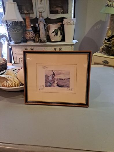 2 X Framed Snaffles Equestrian Prints