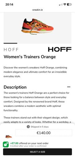 Hoff ladies shoe