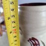 Rare find Vintage Ellgreave POTTERY Twin Handled Pottery Vase, Midas Floral Pattern, Made in England, 9.50" Image 3