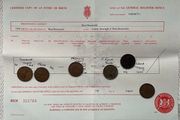 Phil Lynott of Thin Lizzy - Birth Certificate