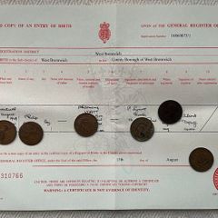 Phil Lynott of Thin Lizzy - Birth Certificate